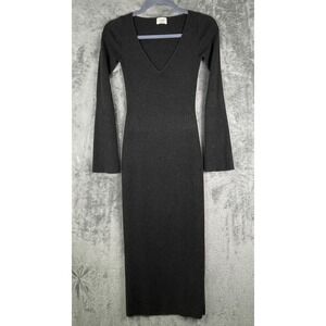 Wilfred | Dresses | Gray Wilfred Free Aritzia Fauxwrap Midi Dress Wilfred |  Poshmark